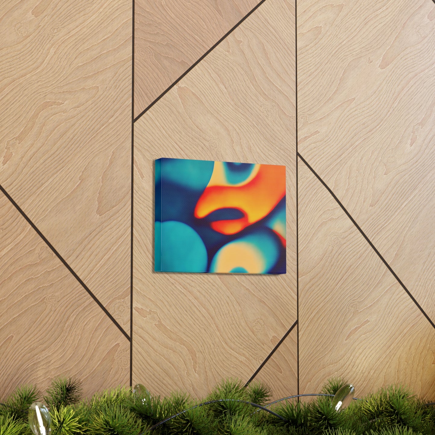 Radiant Bliss: Abstract Colors Wall Décor