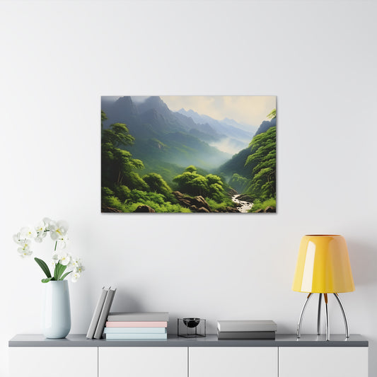 Mystical Range: Nature's Grandeur Wall Décor