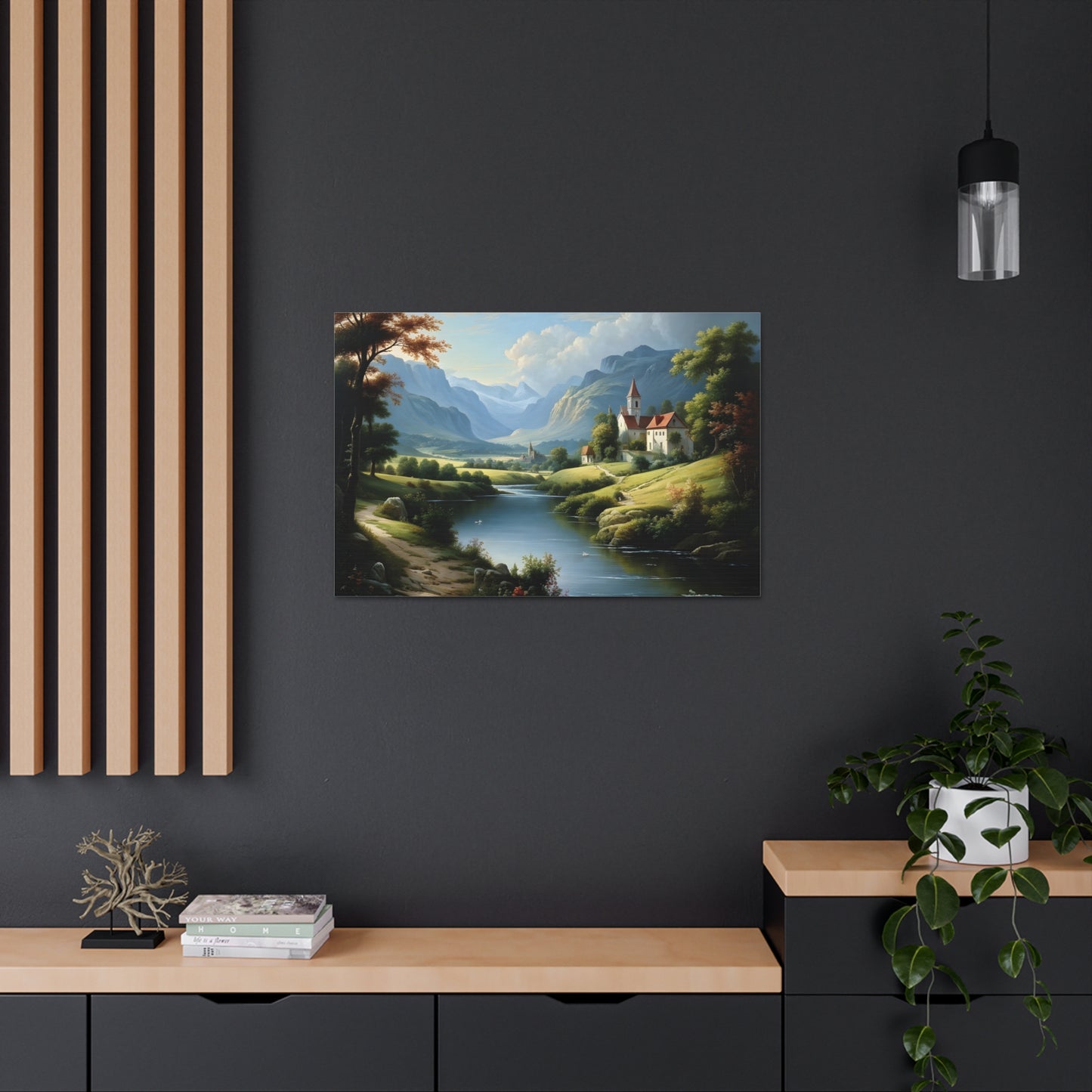 Endless Hills: Classic Oil Painting Wall Décor