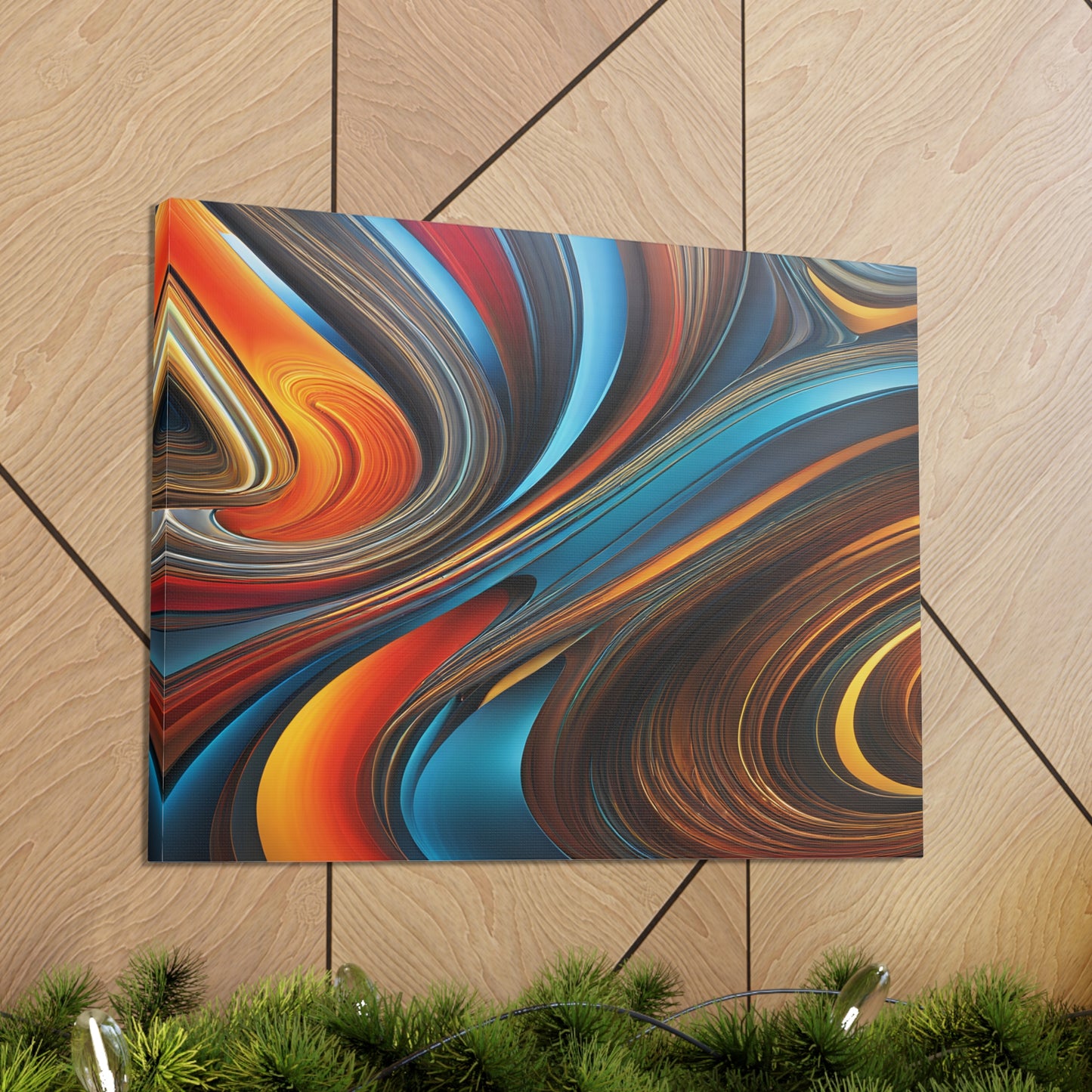 Enigmatic Waves: Abstract Wall Décor