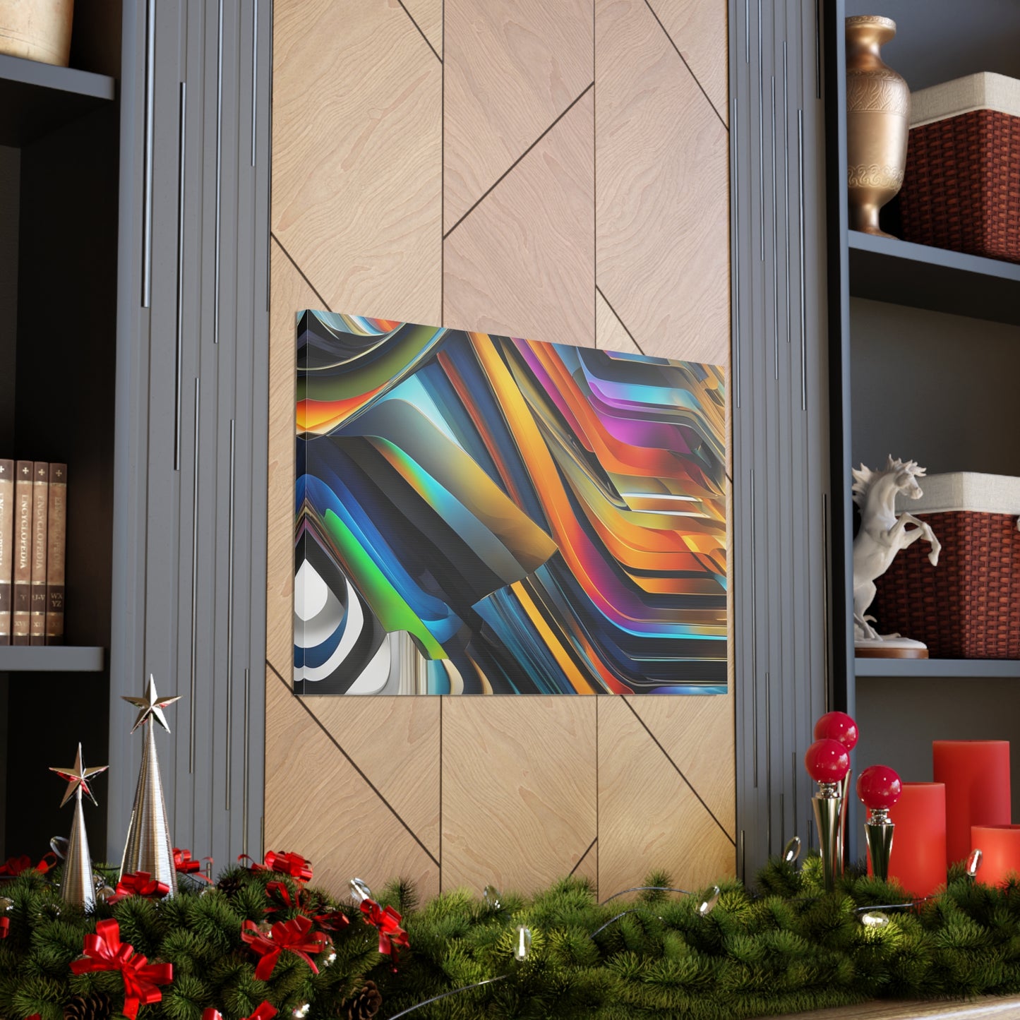 Temporal Waves: Abstract Wall Décor