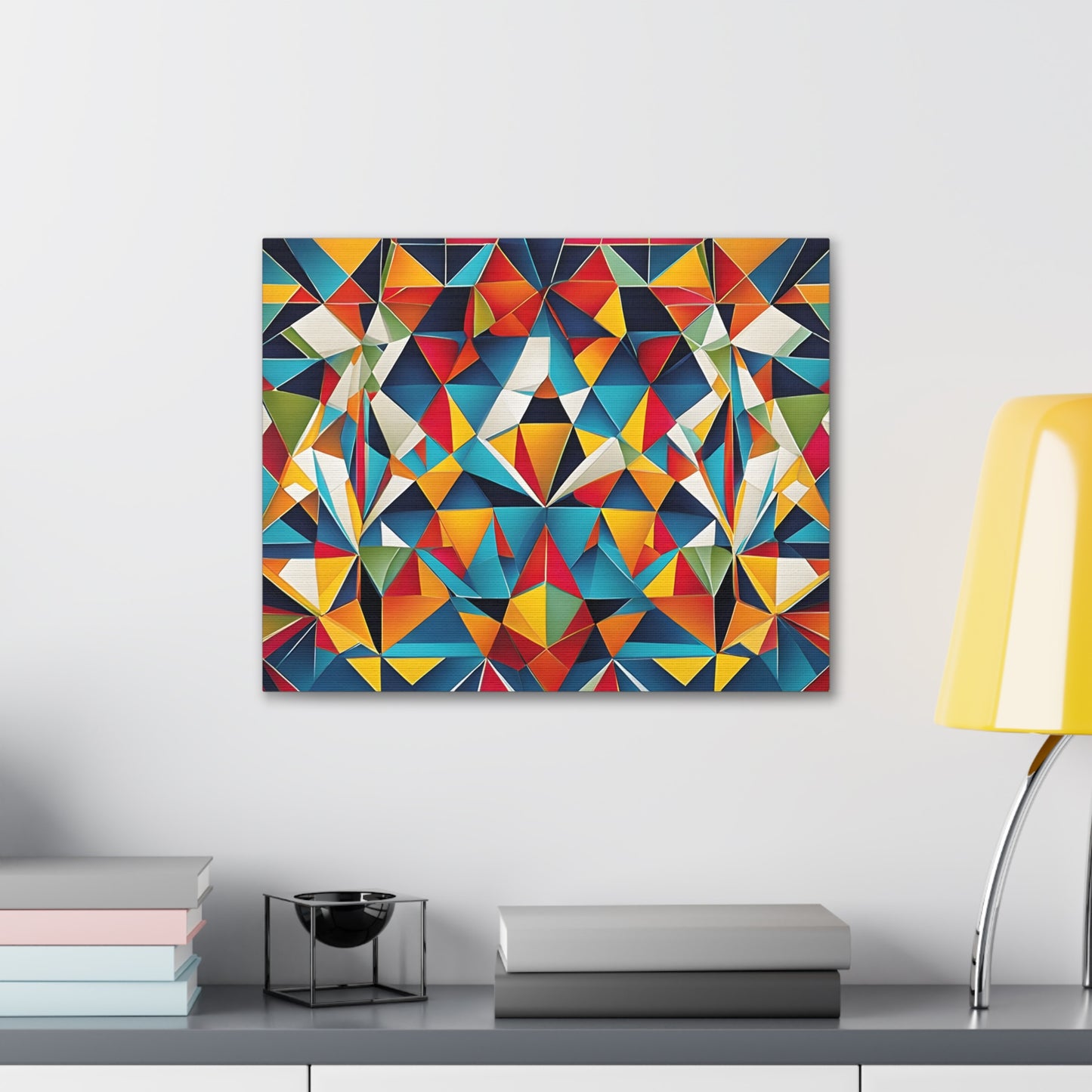 Kaleidoscope Veil: Abstract Wall Décor