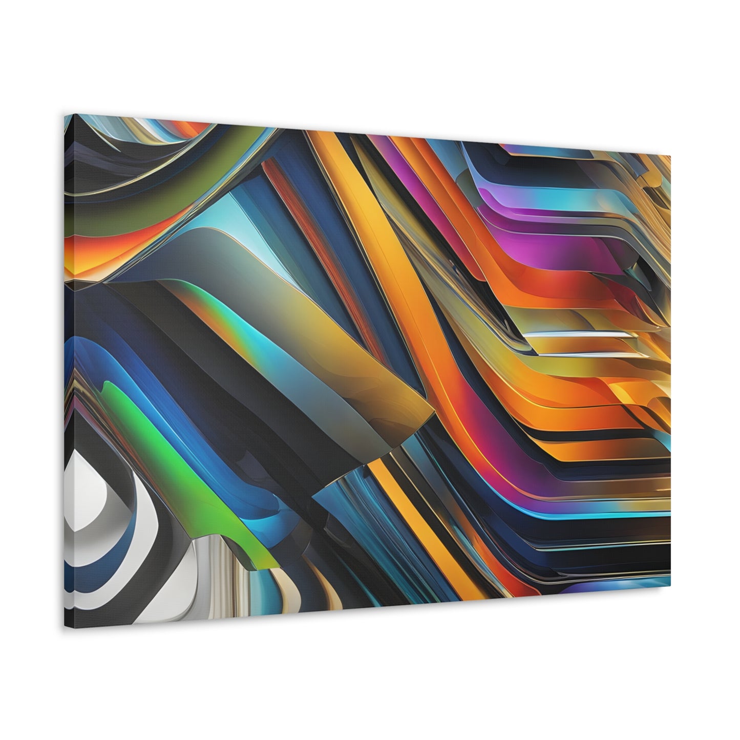 Temporal Waves: Abstract Wall Décor