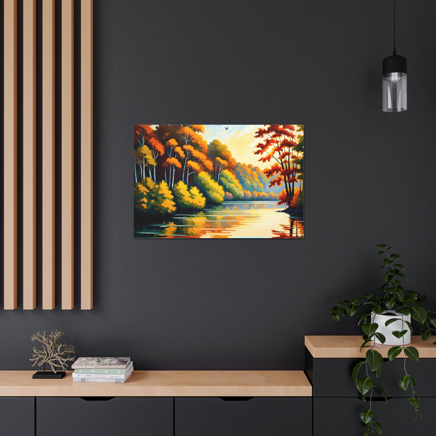 Evening Glow: Classic Oil Painting Wall Décor