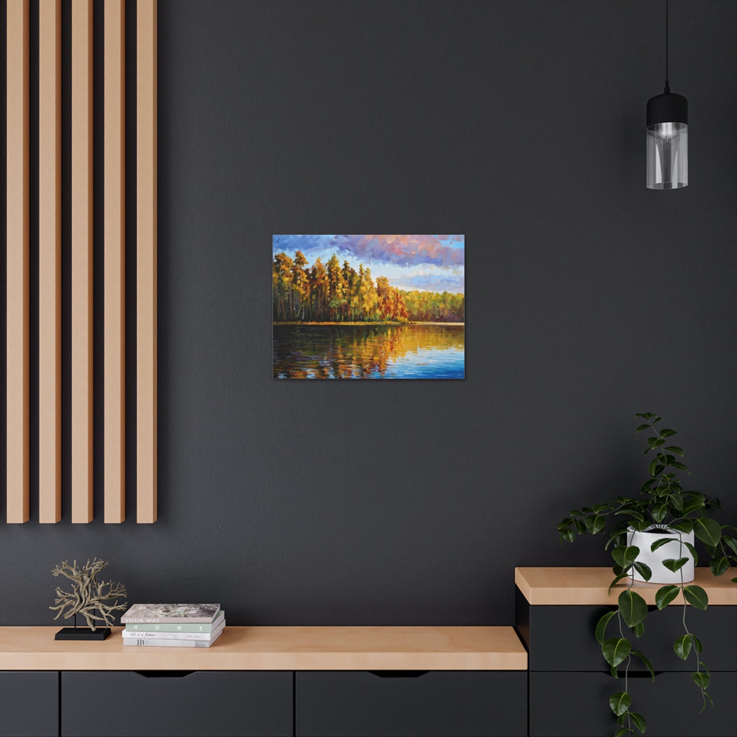 Tranquil Haven: Classic Oil Painting Wall Décor