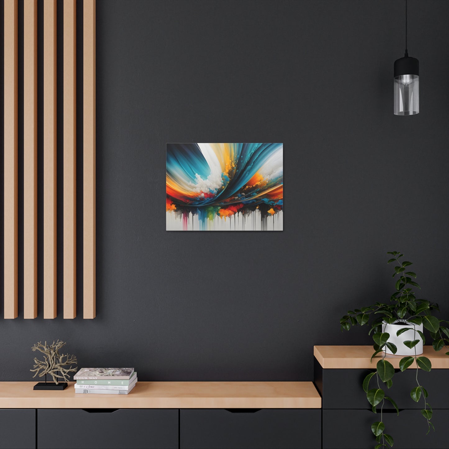 Celestial Veil: Abstract Wall Décor