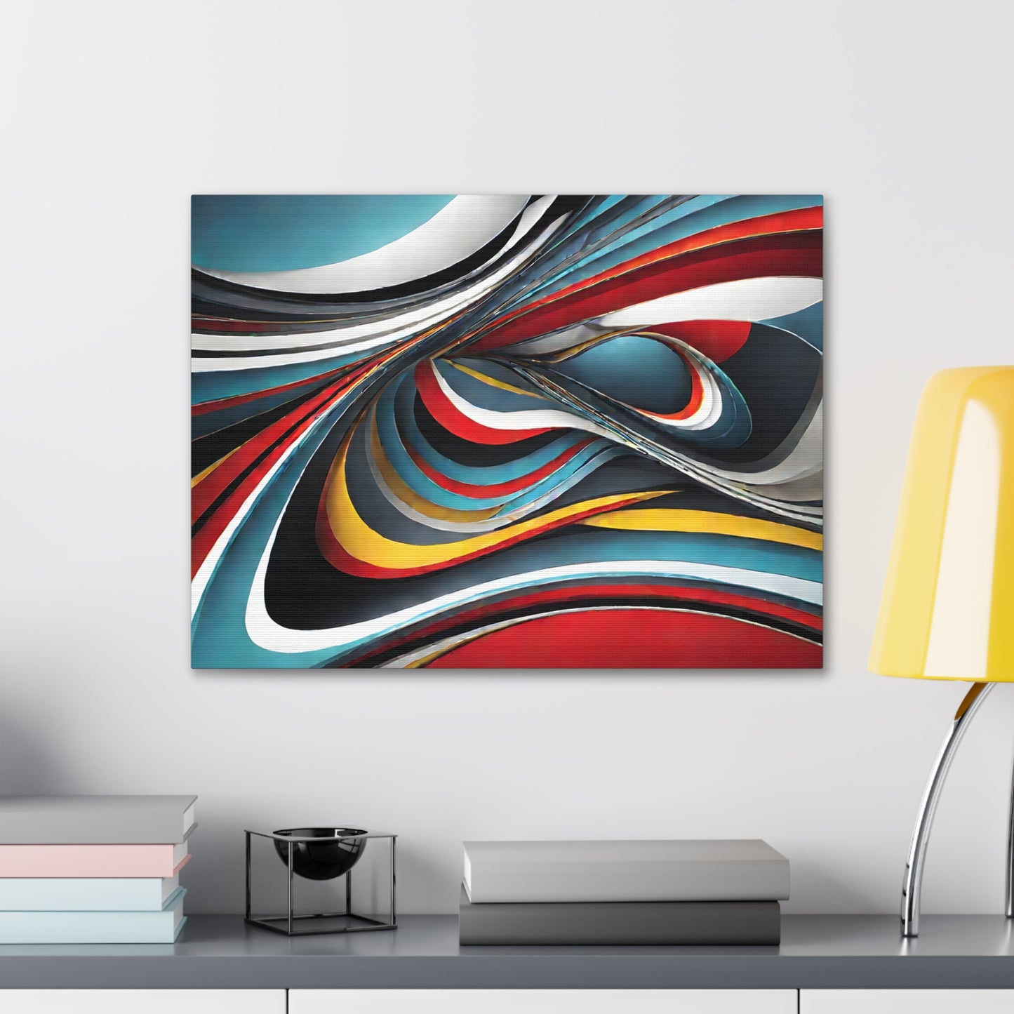 Harmonic Whirl: Abstract Wall Décor