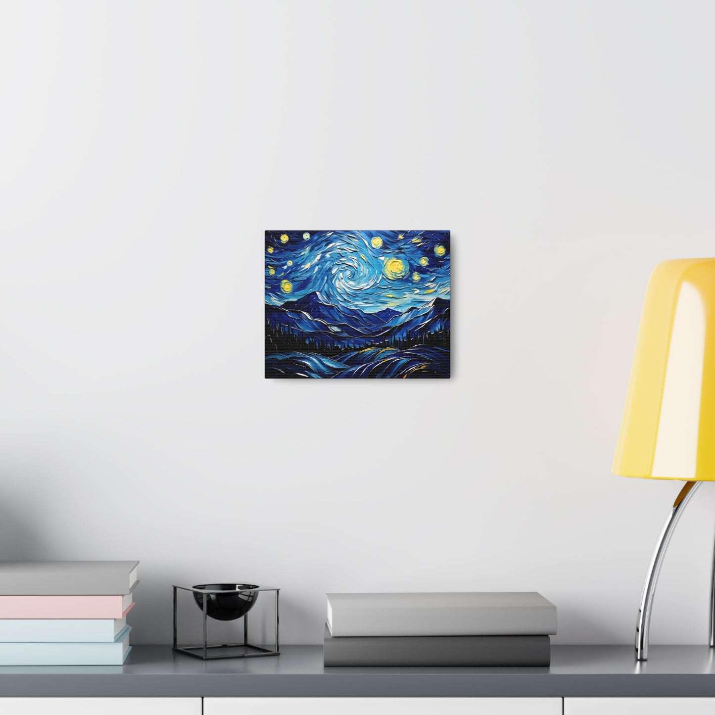 Silhouetted Sky: Classic Oil Painting Wall Décor