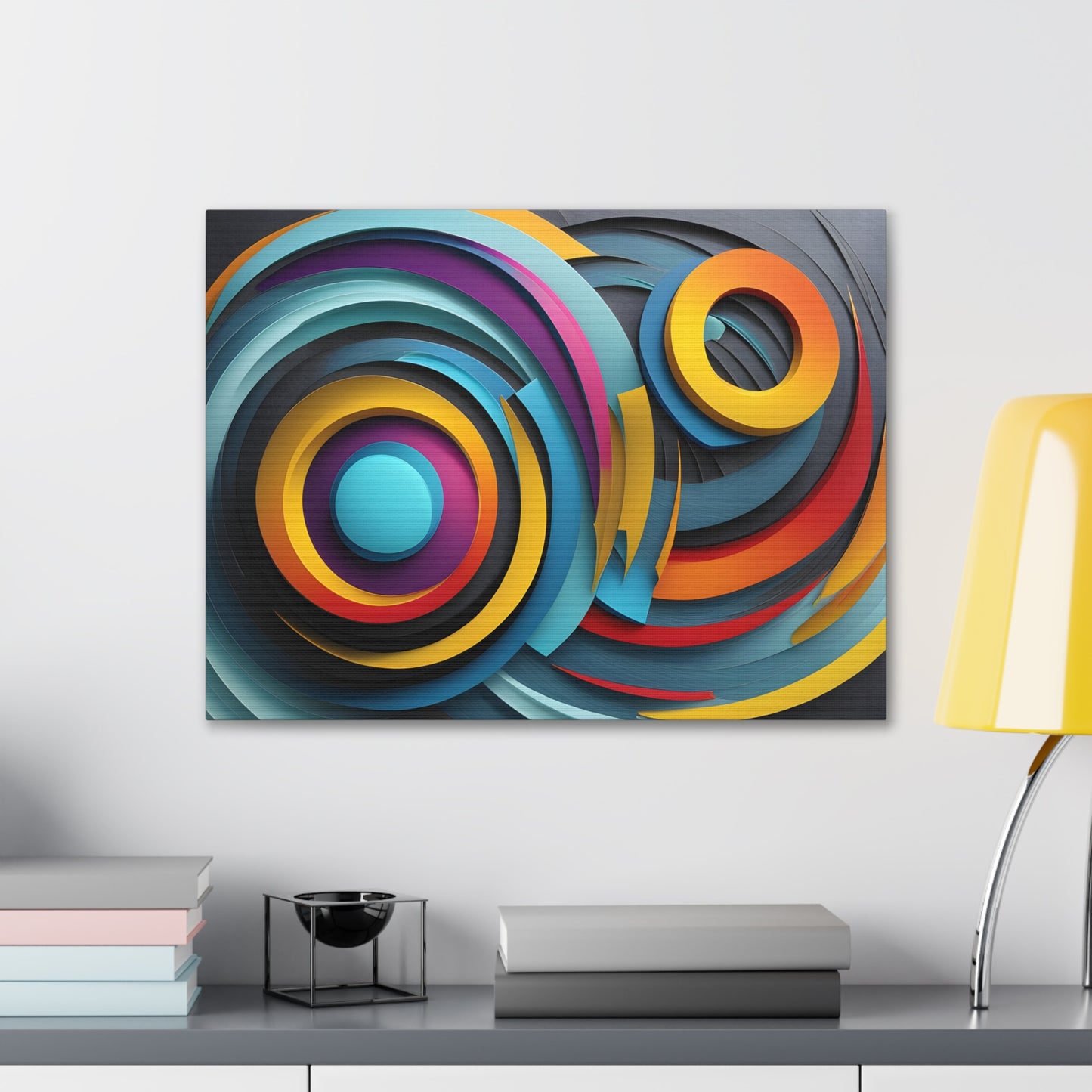 Aurora Canvas: Abstract Wall Décor