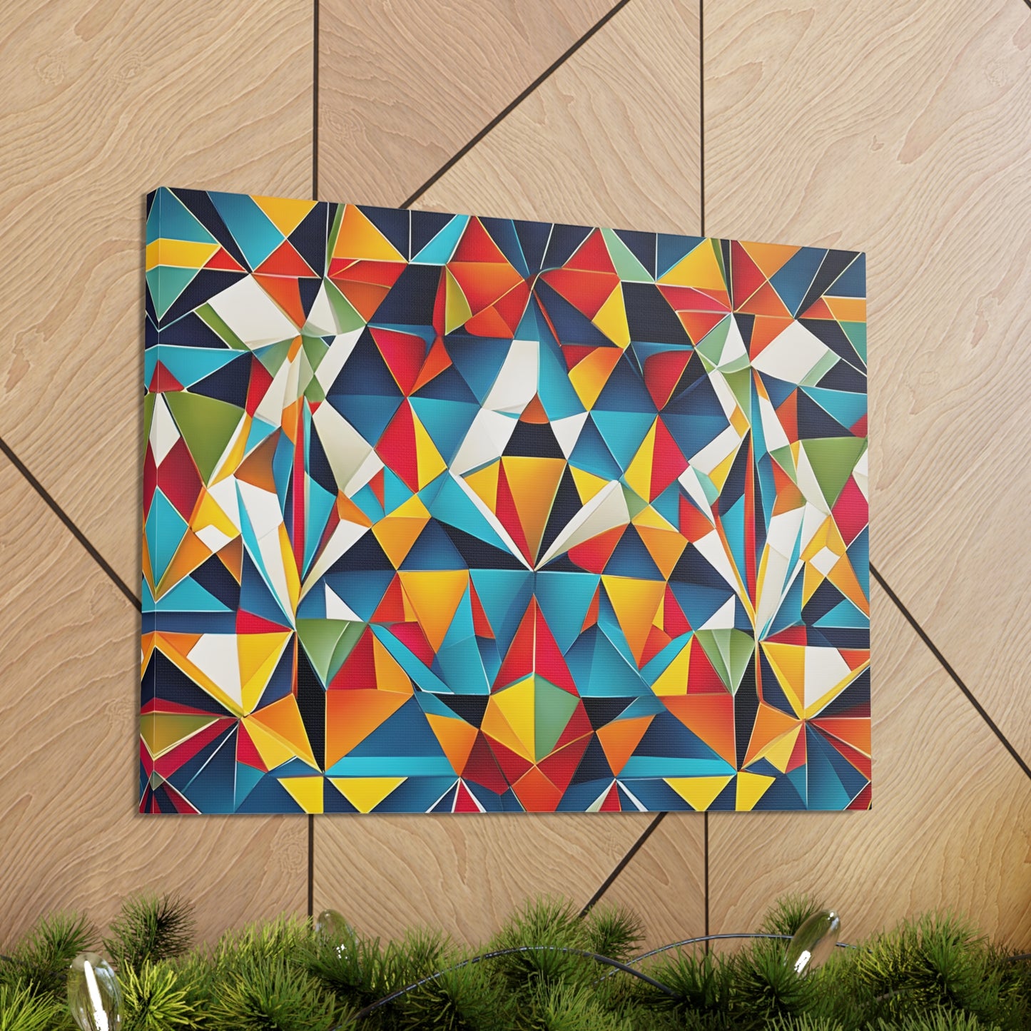 Kaleidoscope Veil: Abstract Wall Décor