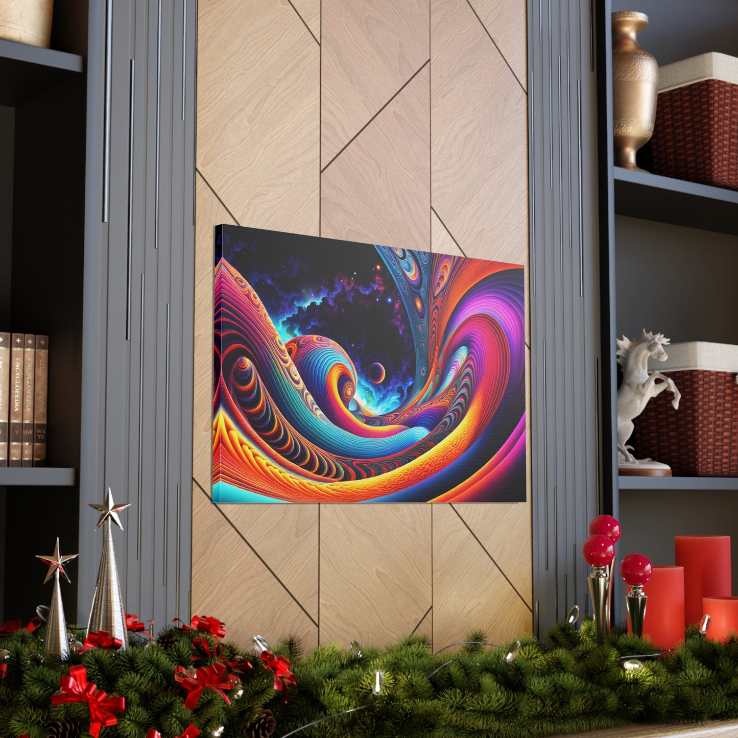 Galactic Groove: Psychedelic Wall Décor