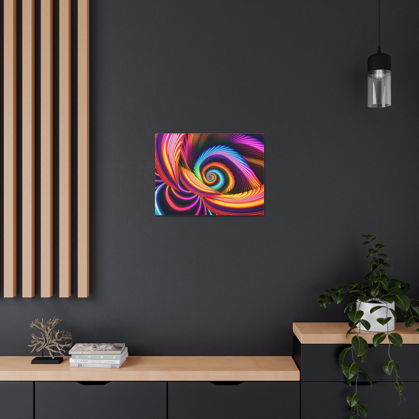 Neon Nebula: Psychedelic Wall Décor