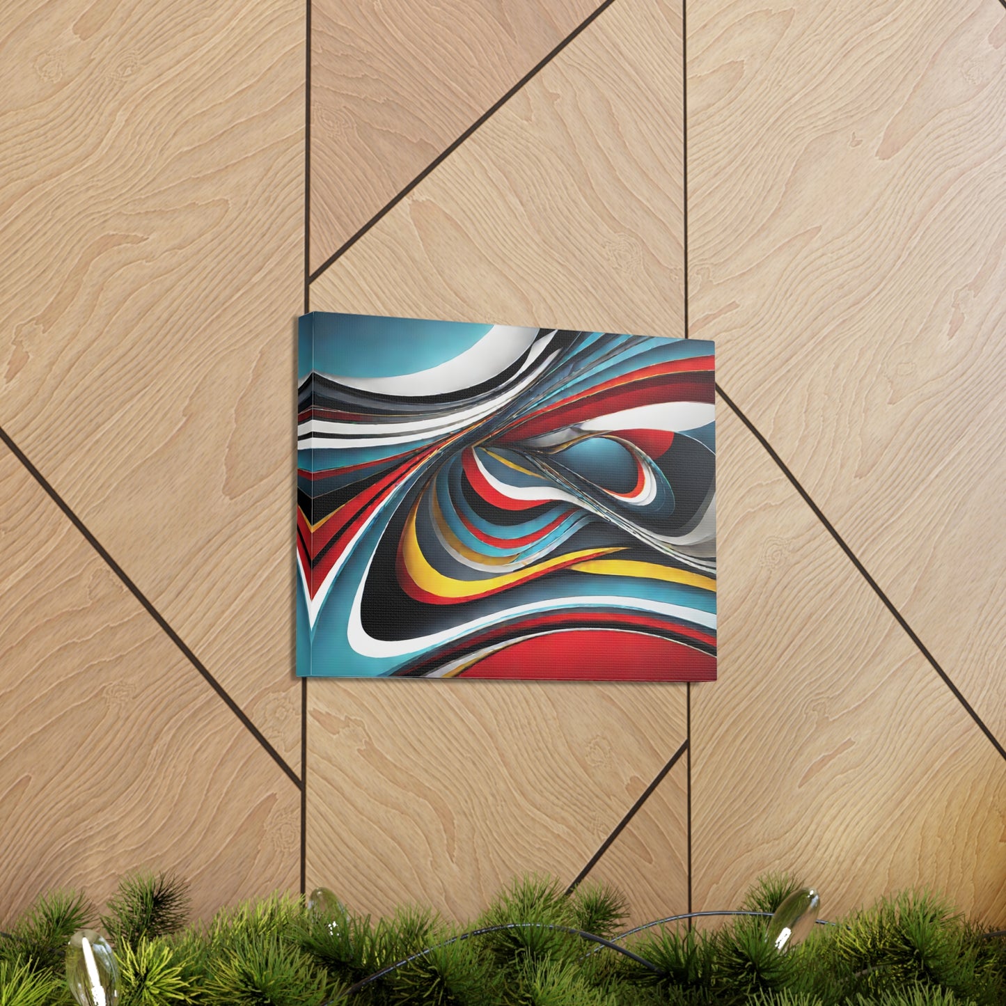 Harmonic Whirl: Abstract Wall Décor