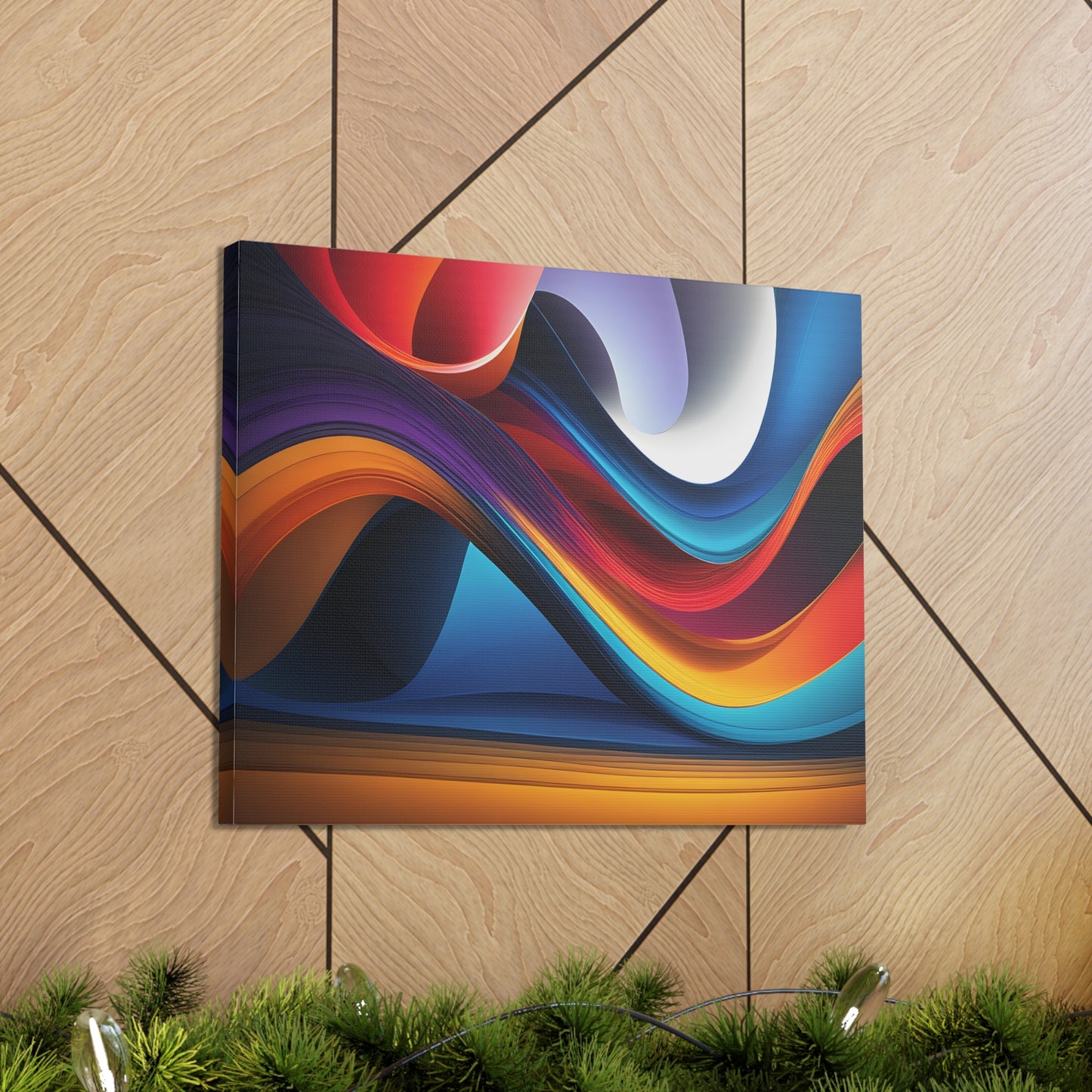 Enchanted Waves: Abstract Wall Décor