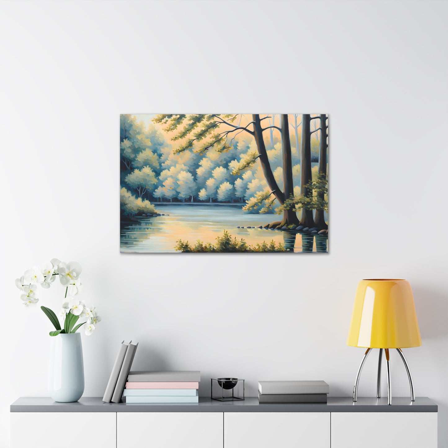 Birch Grove: Classic Oil Painting Wall Décor