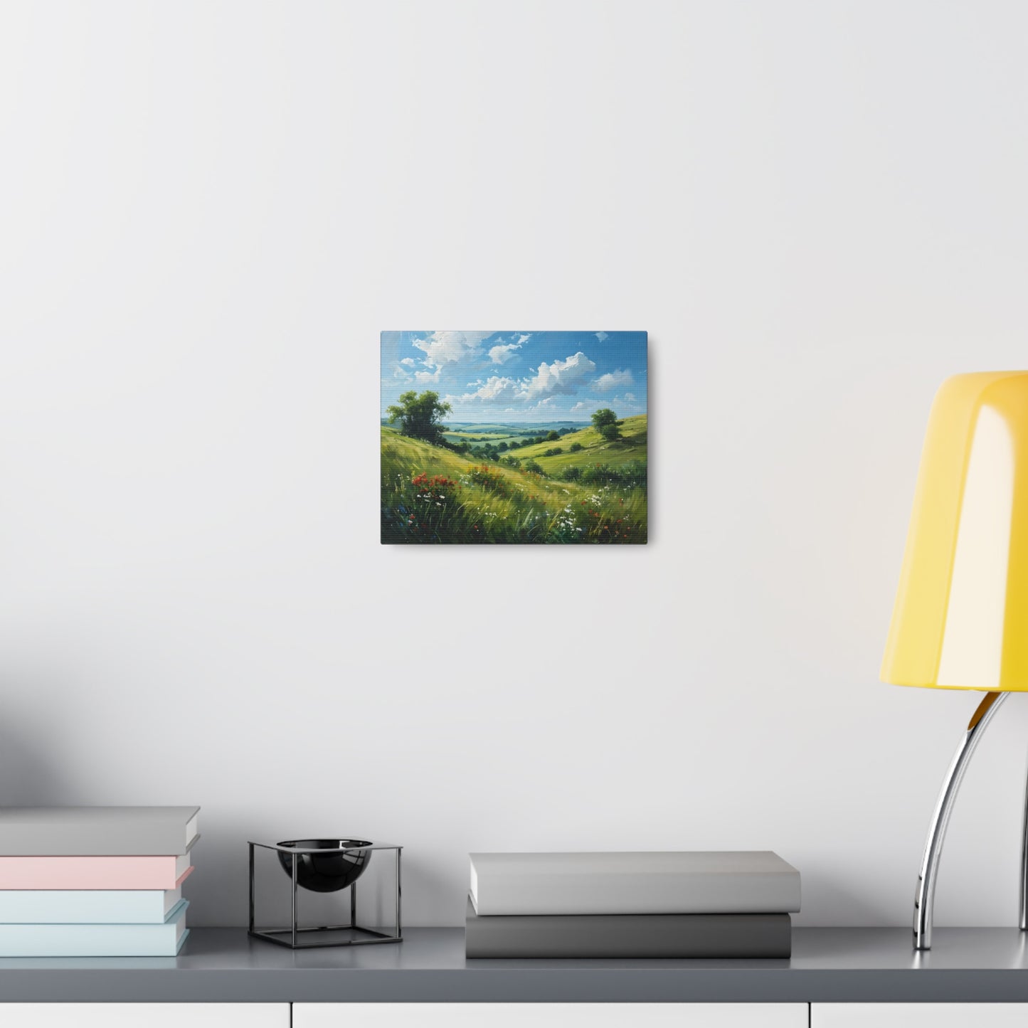 Whispering Field: Classic Oil Painting Wall Décor