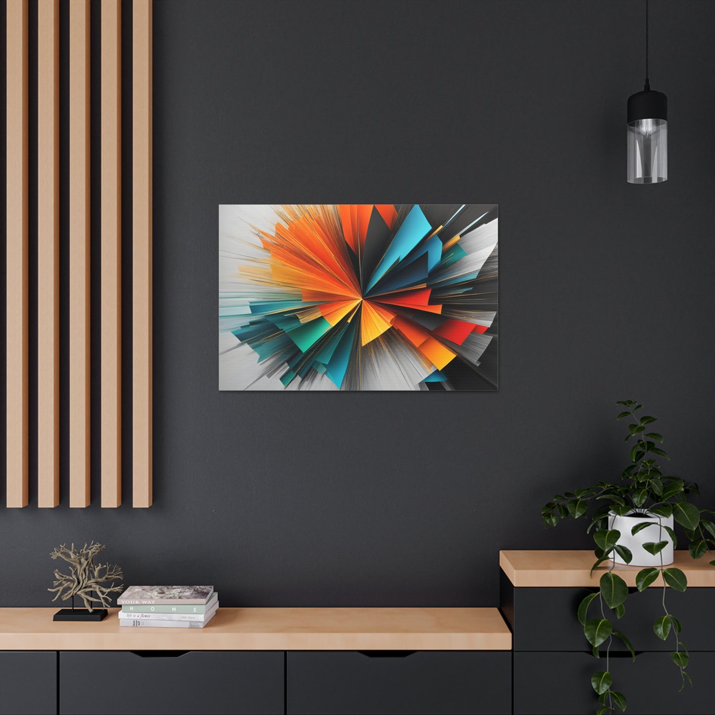 Enigmatic Vibrations: Abstract Wall Décor