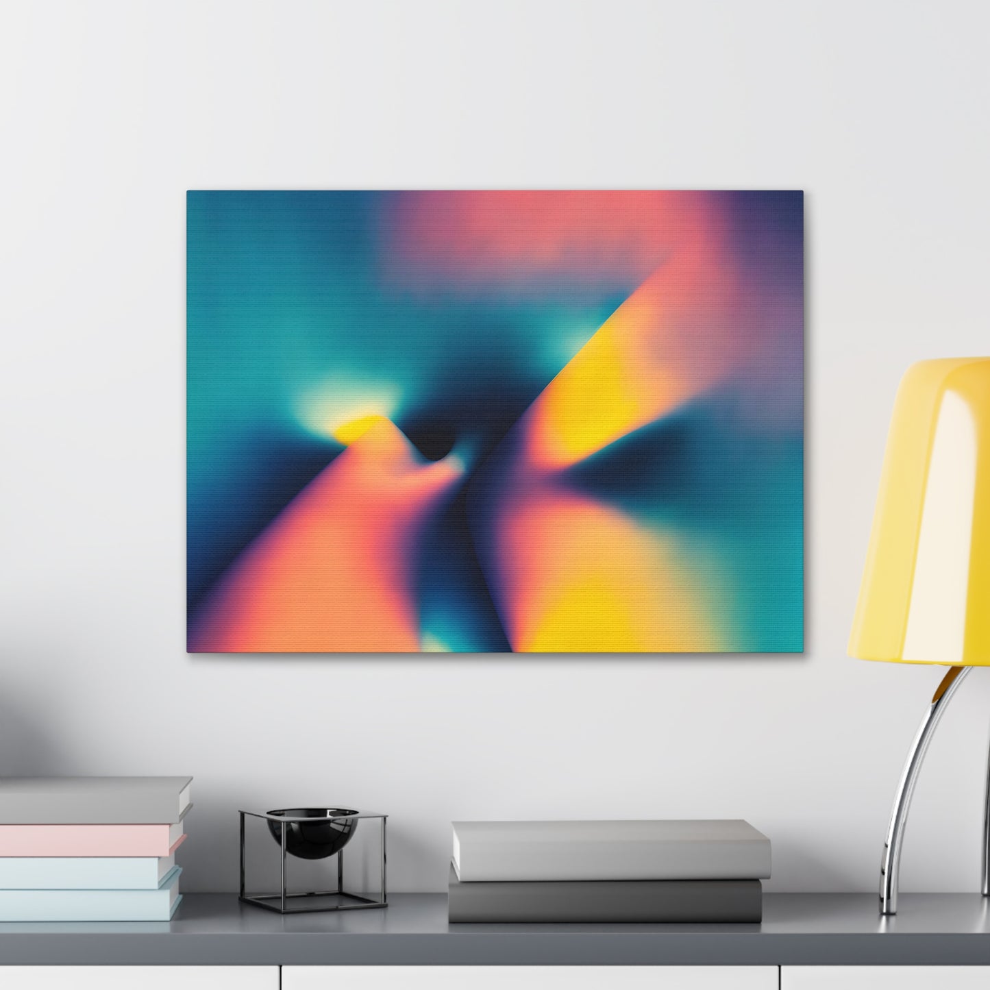 Vivid Whirlpool: Abstract Colors Wall Décor