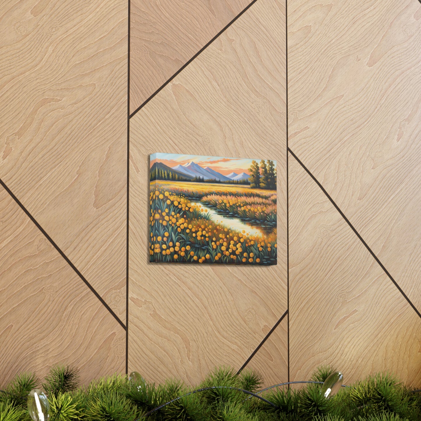 Willow Breeze: Classic Oil Painting Wall Décor