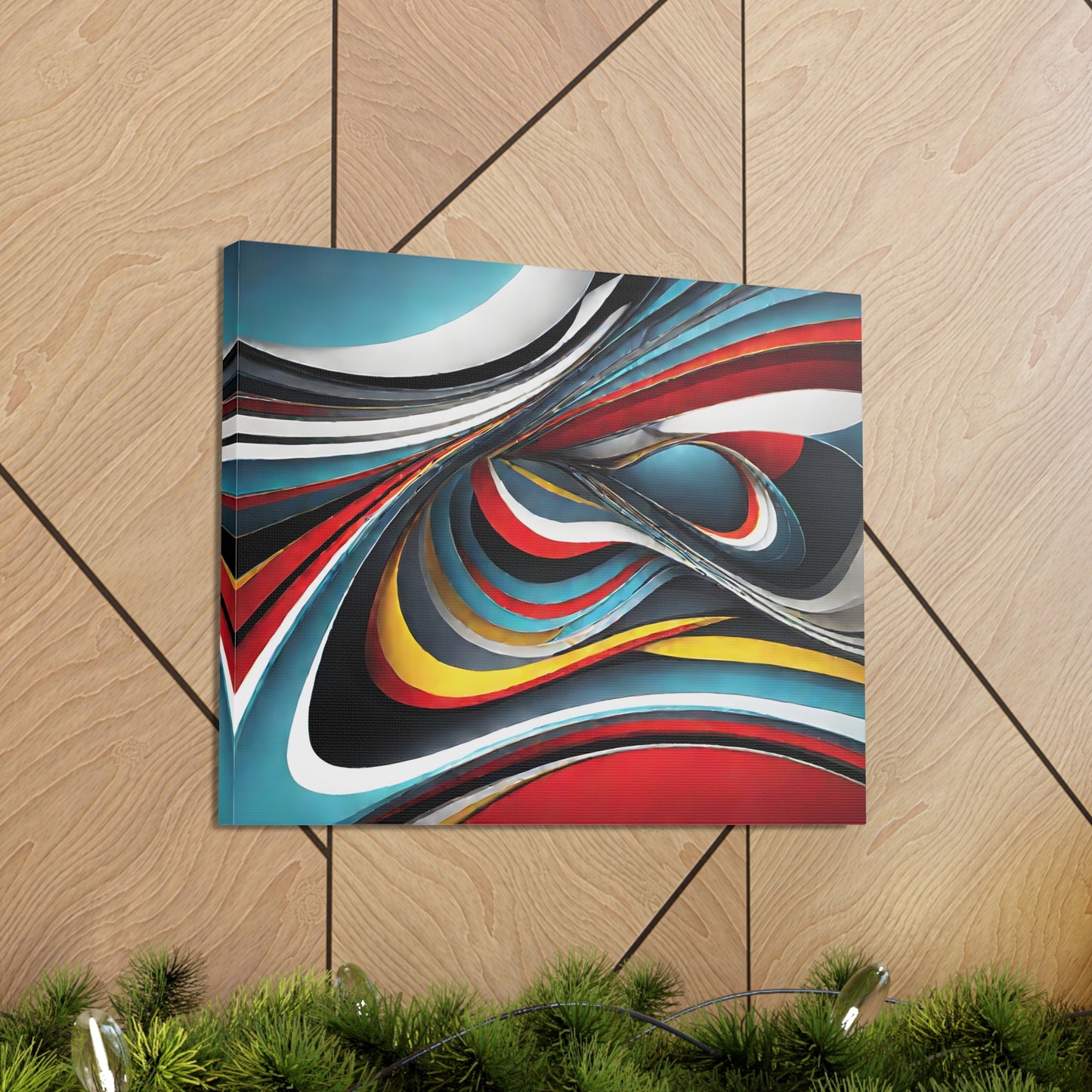 Harmonic Whirl: Abstract Wall Décor