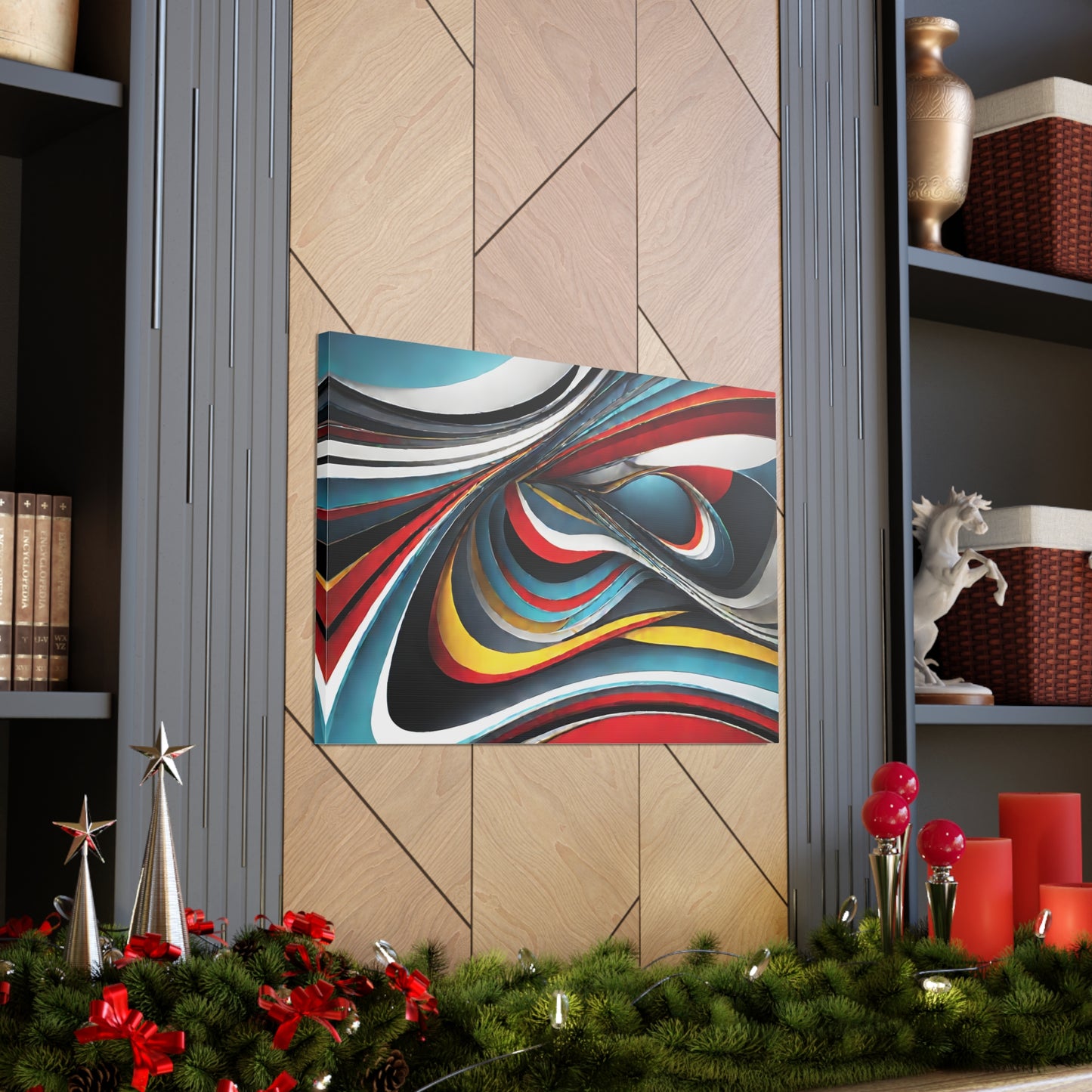 Harmonic Whirl: Abstract Wall Décor