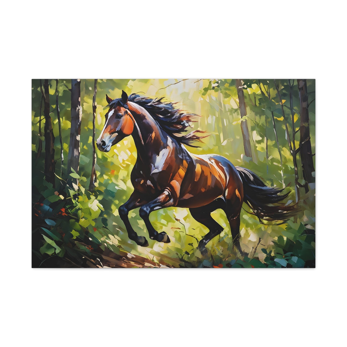 Mountain Serenity: Classic Oil Painting Wall Décor