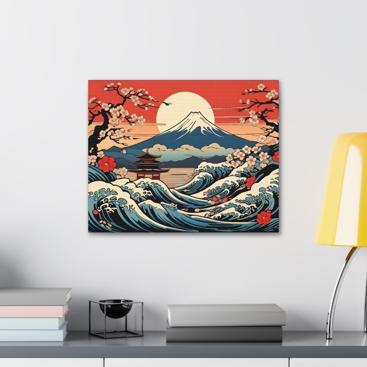 Crashing Monastery: Ukiyo-e Wall Décor