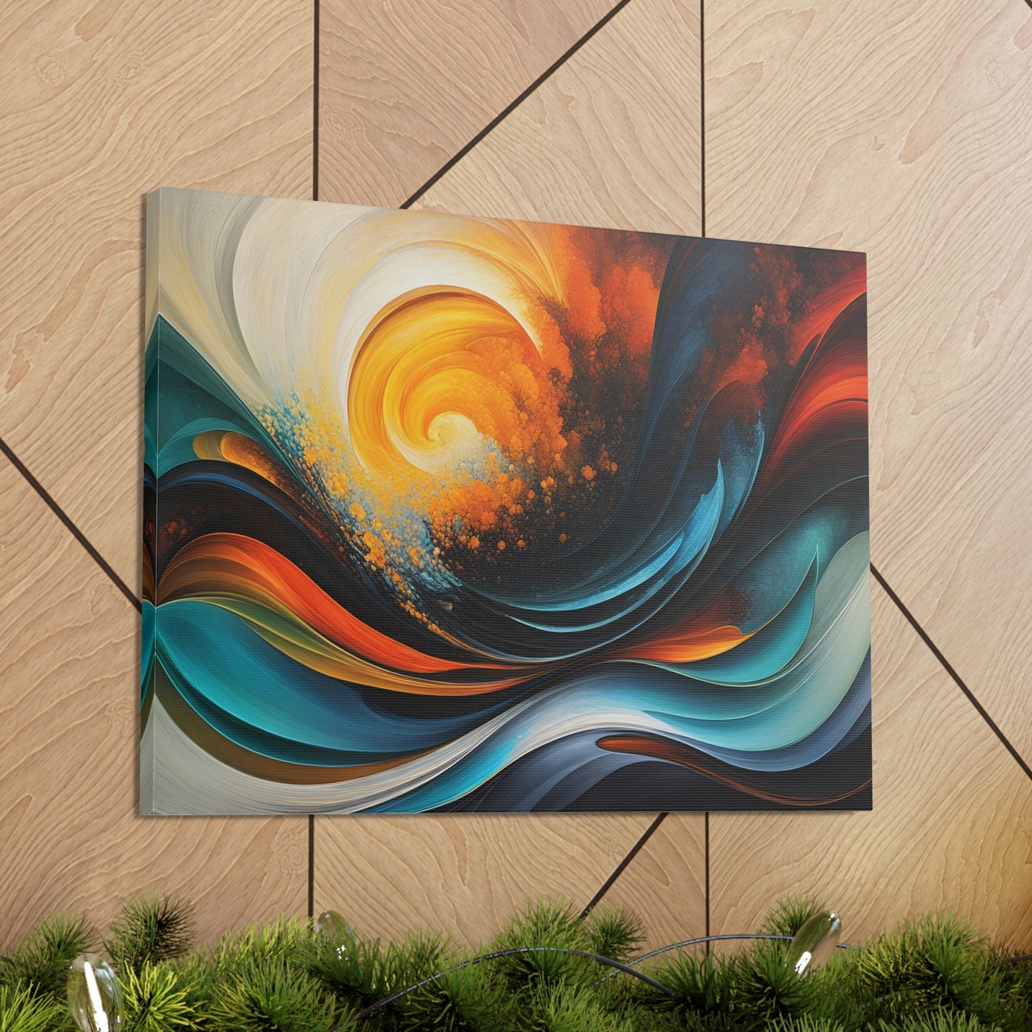 Starlit Spectrum: Abstract Wall Décor