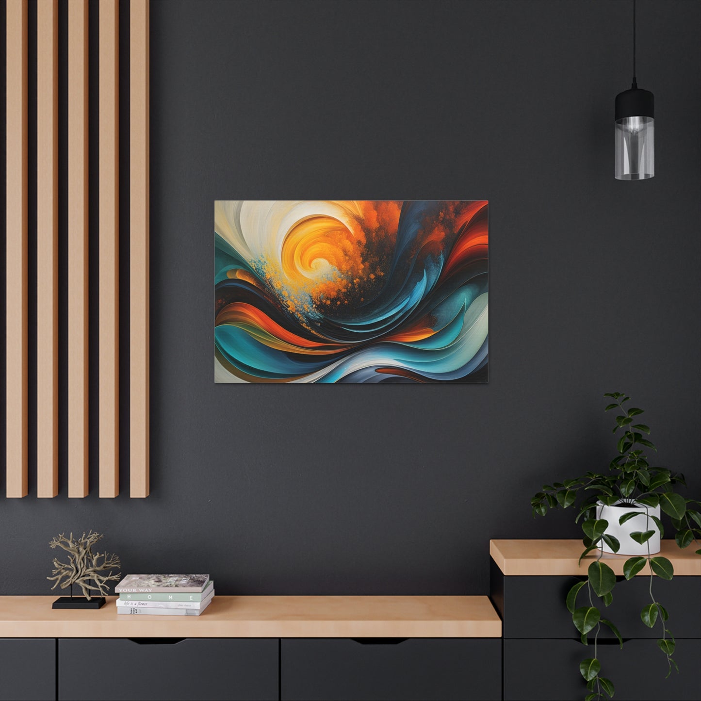 Starlit Spectrum: Abstract Wall Décor