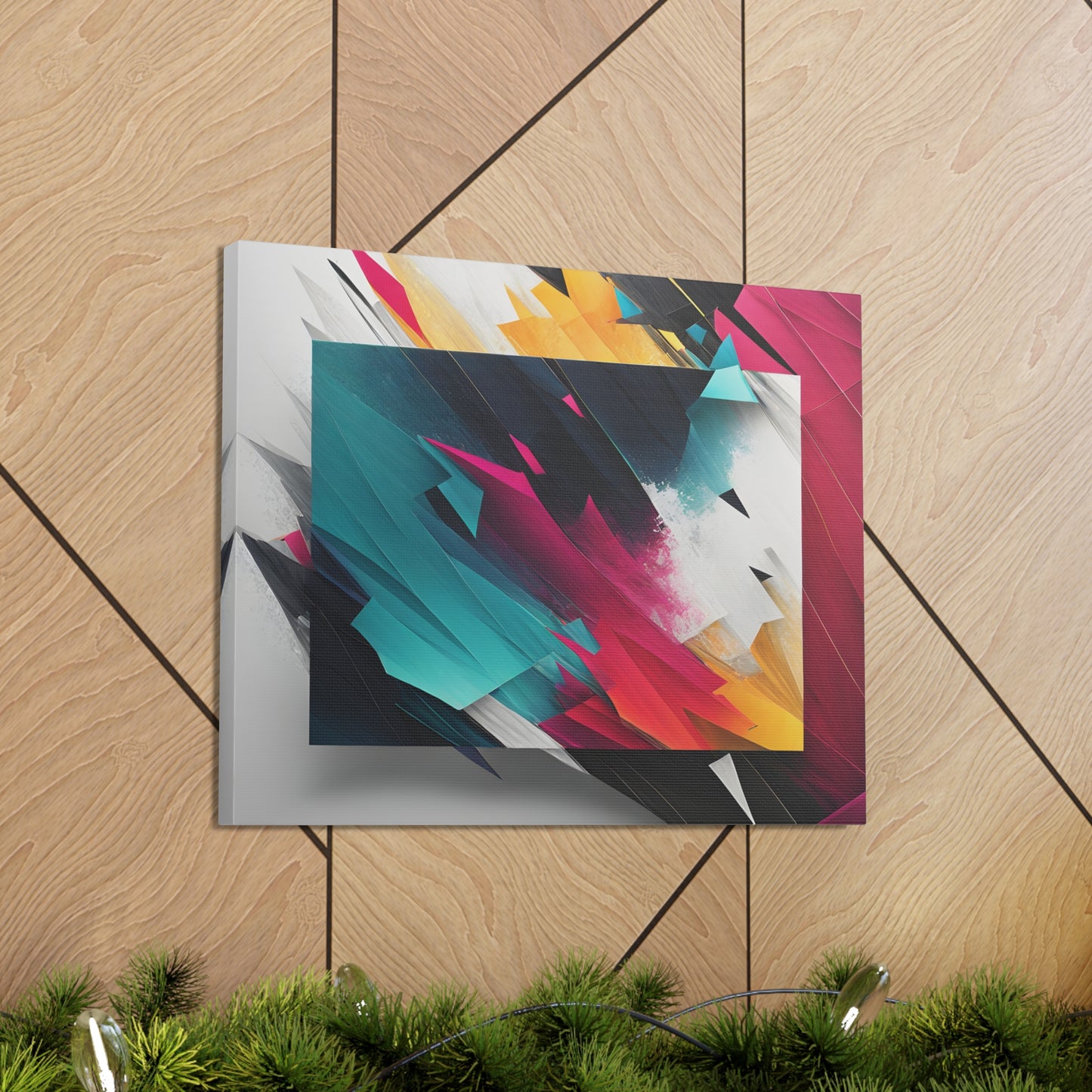 Illusory Dimensions: Abstract Wall Décor