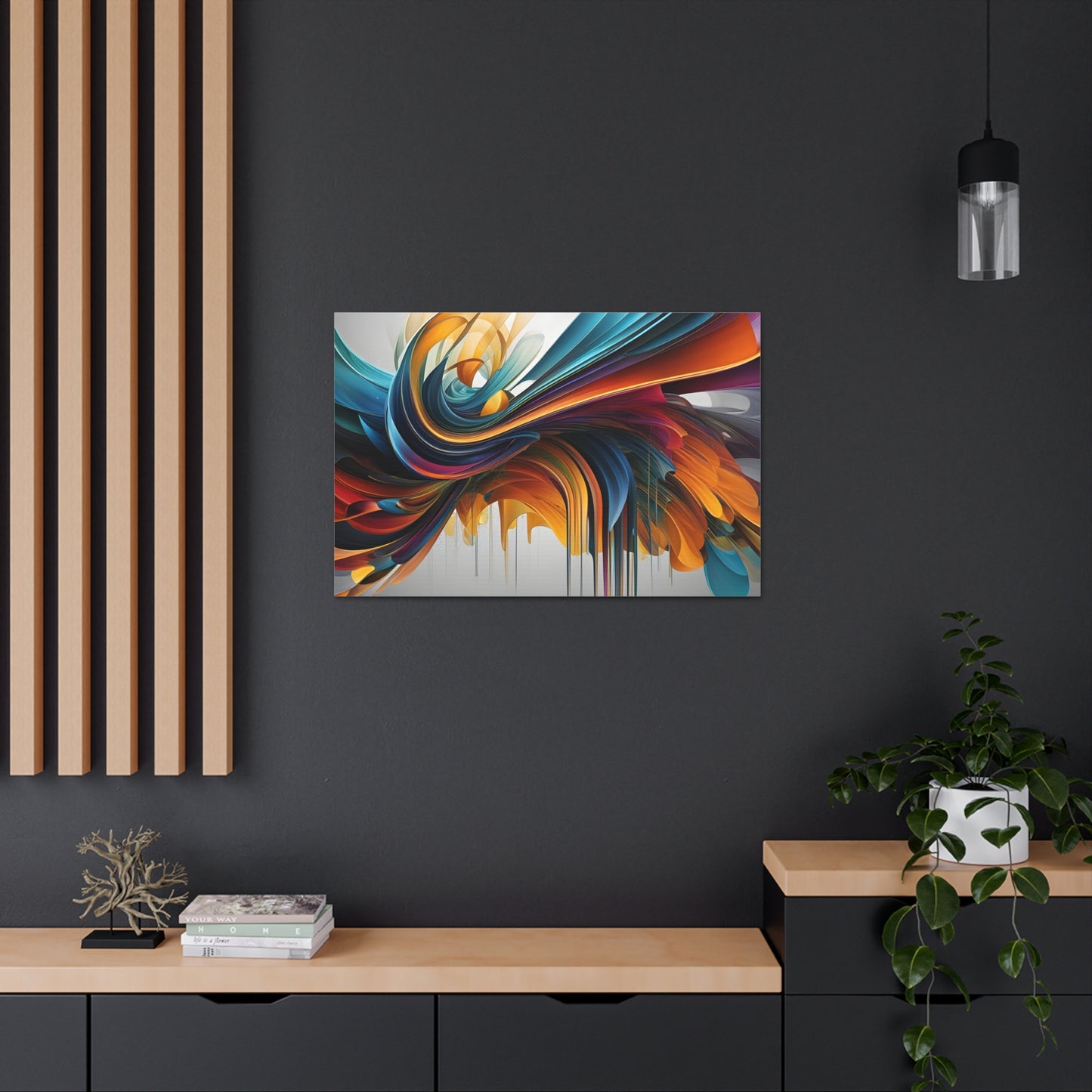 Cosmic Threads: Abstract Wall Décor