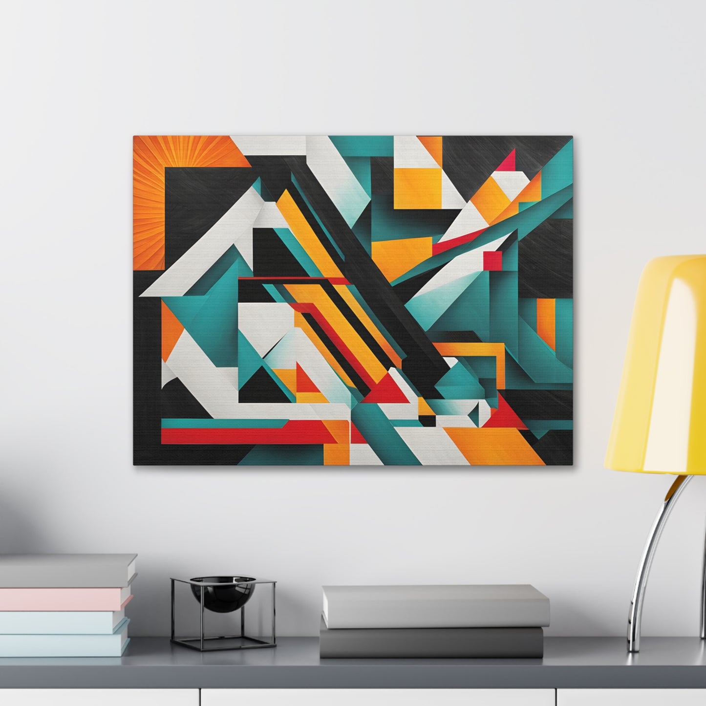 Crystal Pathways: Abstract Wall Décor