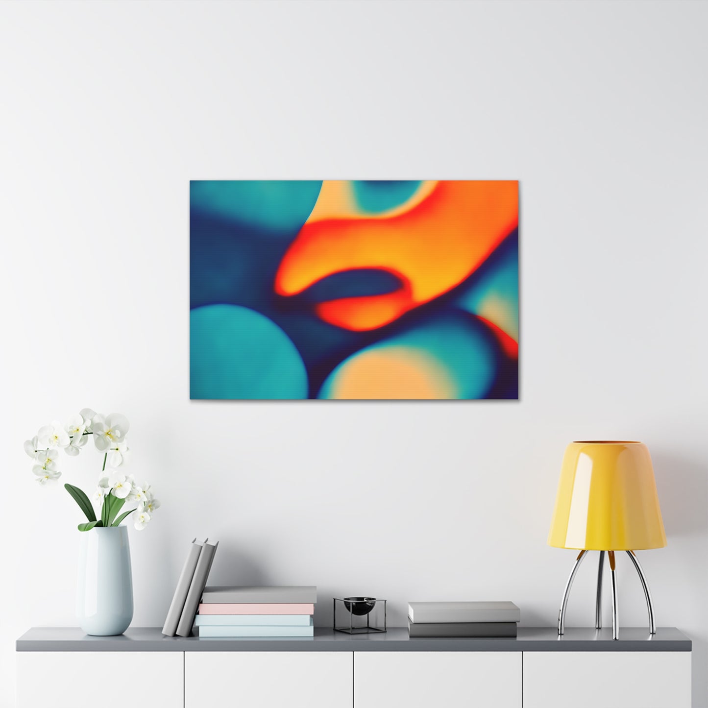 Radiant Bliss: Abstract Colors Wall Décor