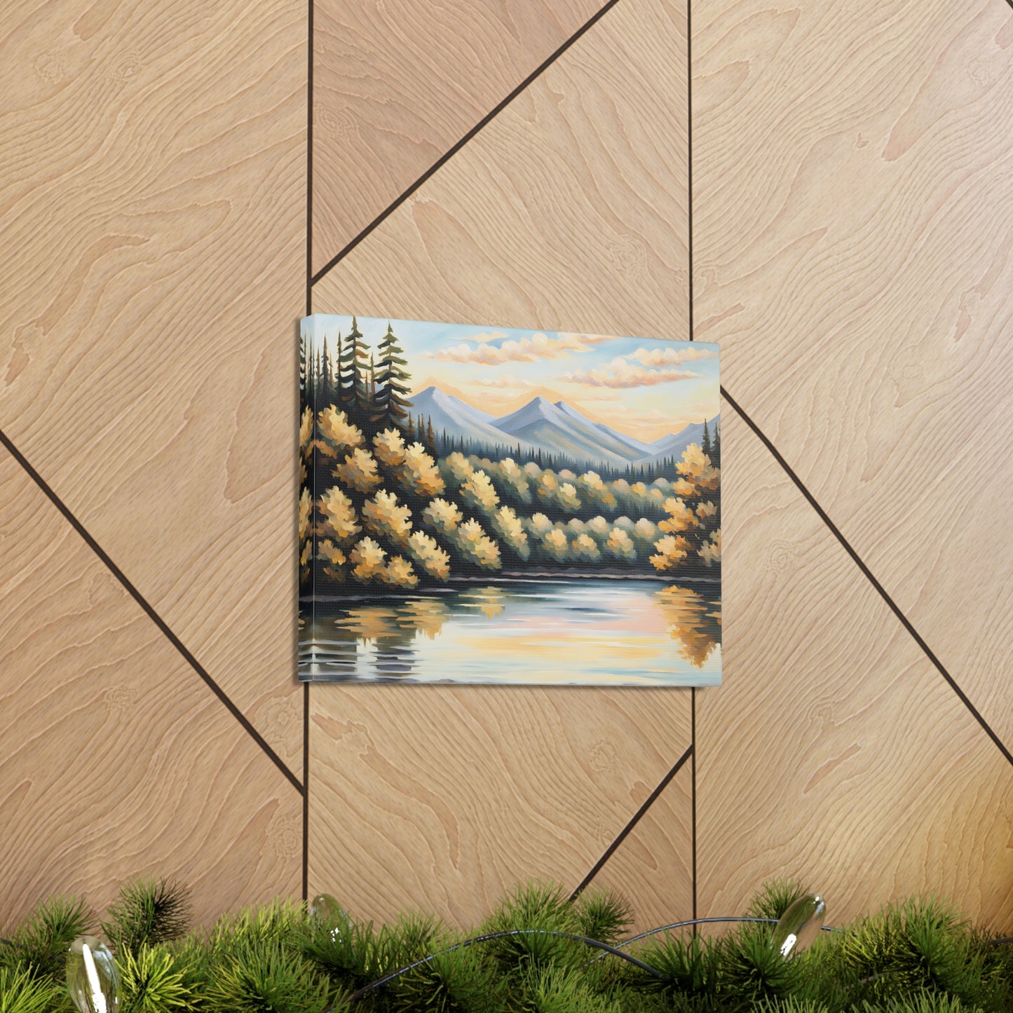 Tranquil River: Classic Oil Painting Wall Décor