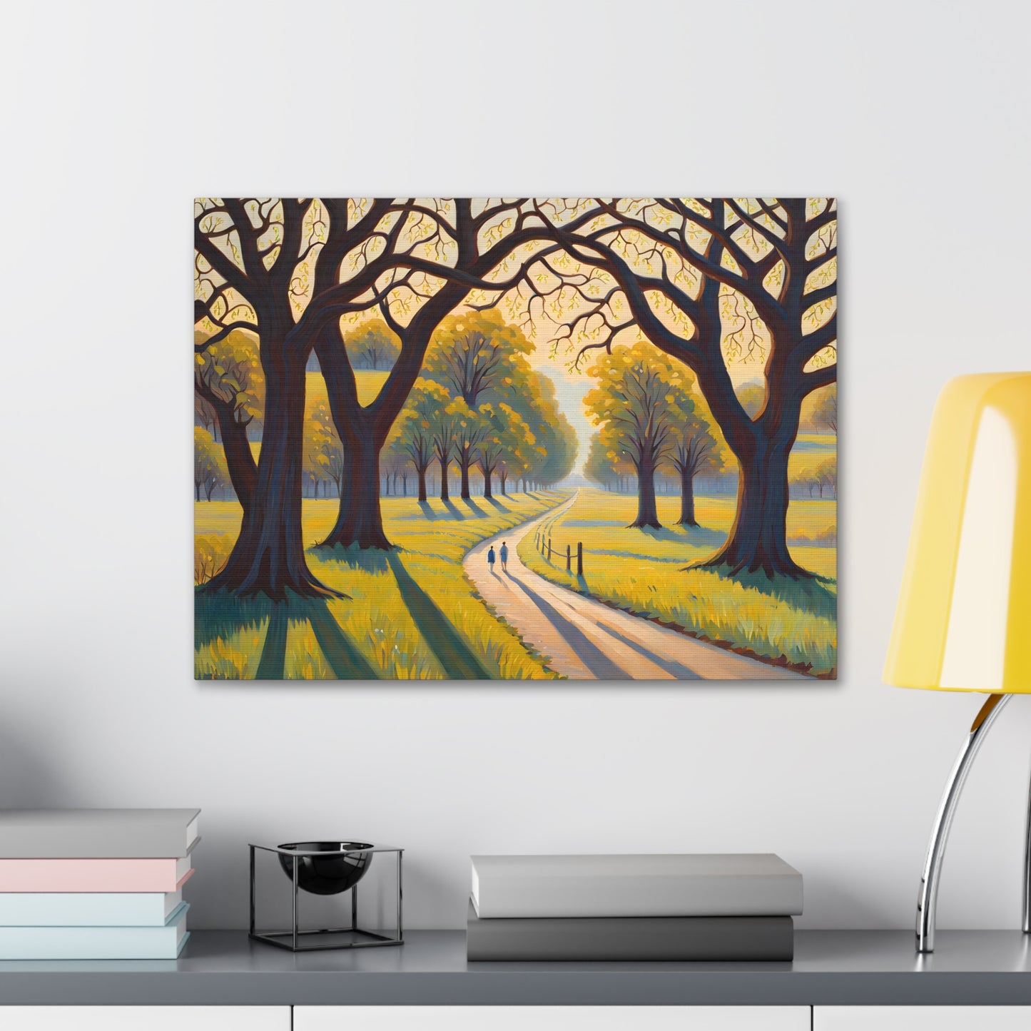 Forest Pathway: Classic Oil Painting Wall Décor