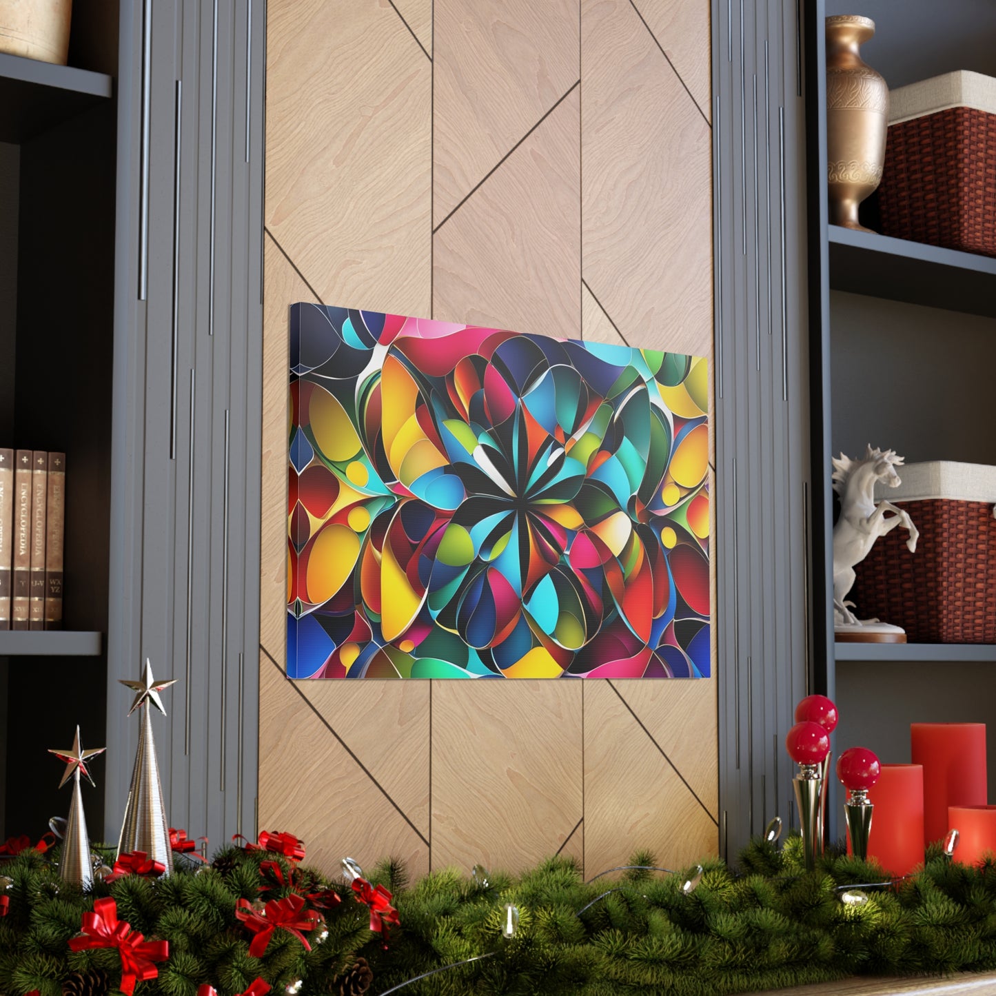 Crystal Serenade: Abstract Wall Décor