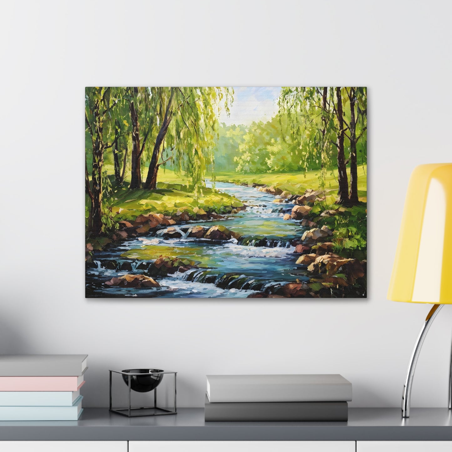 Whispering Glade: Classic Oil Painting Wall Décor