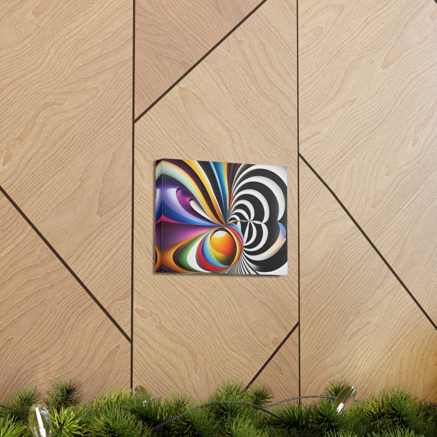 Eclipsed Serenity: Abstract Wall Décor