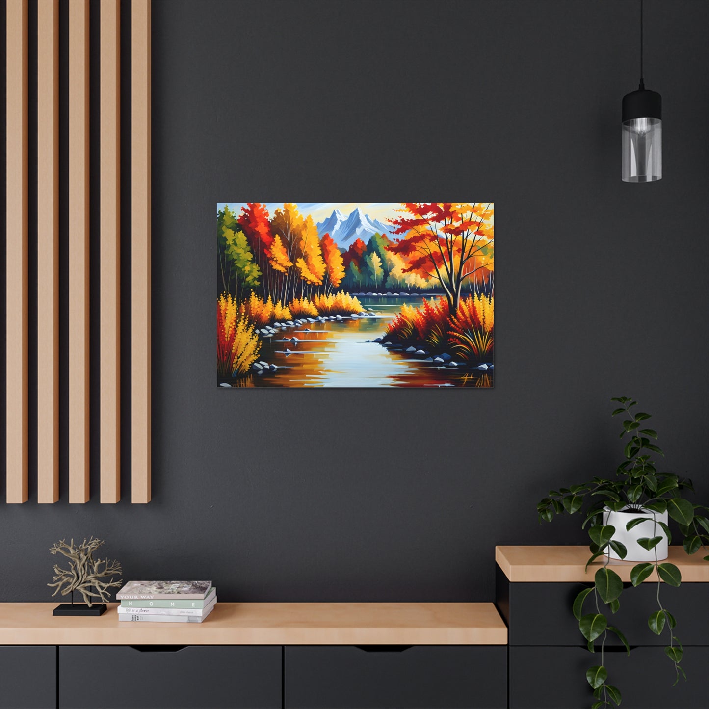 Autumn Hues: Classic Oil Painting Wall Décor