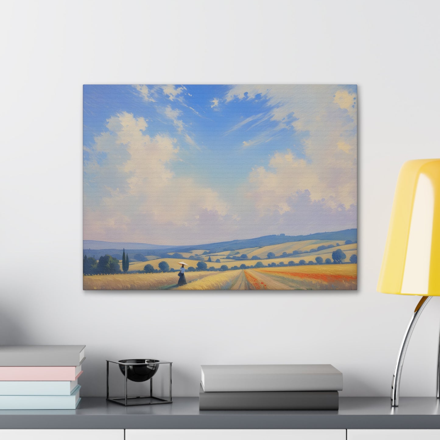 Meadow Melody: Classic Oil Painting Wall Décor