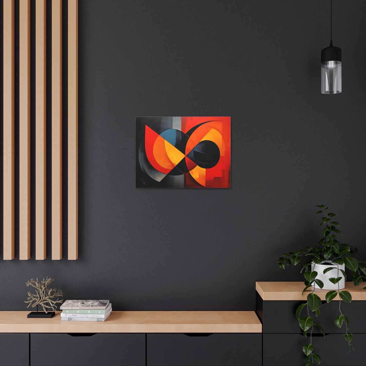 Warm Embrace: Abstract Wall Décor