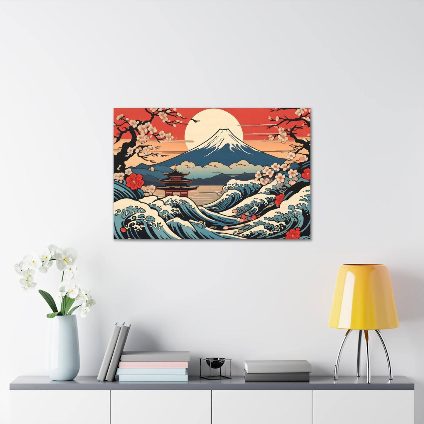 Crashing Monastery: Ukiyo-e Wall Décor