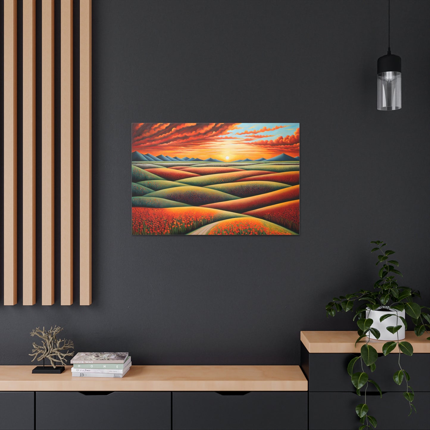 Peaceful Haven: Classic Oil Painting Wall Décor