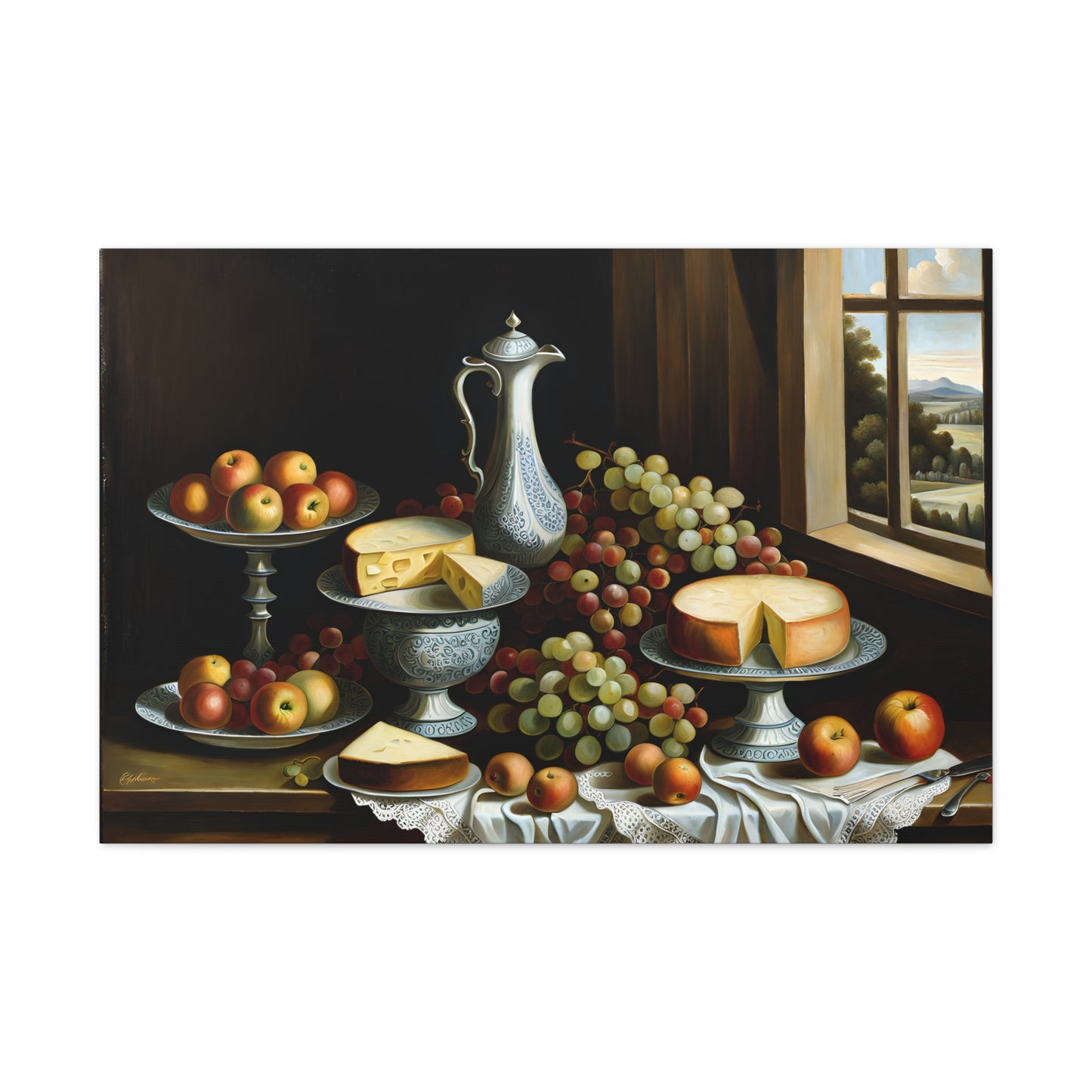 Dutch Century: Classic Oil Painting Wall Décor