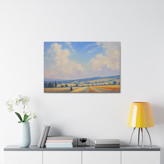 Meadow Melody: Classic Oil Painting Wall Décor