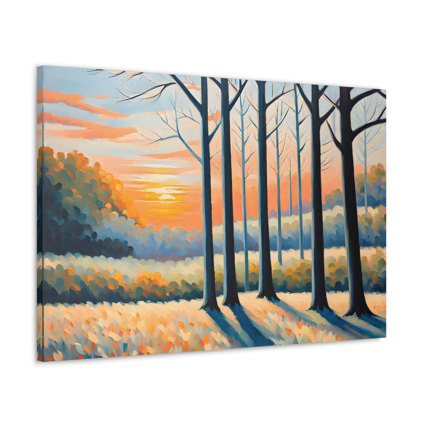 Enchanted Sunrise: Classic Oil Painting Wall Décor