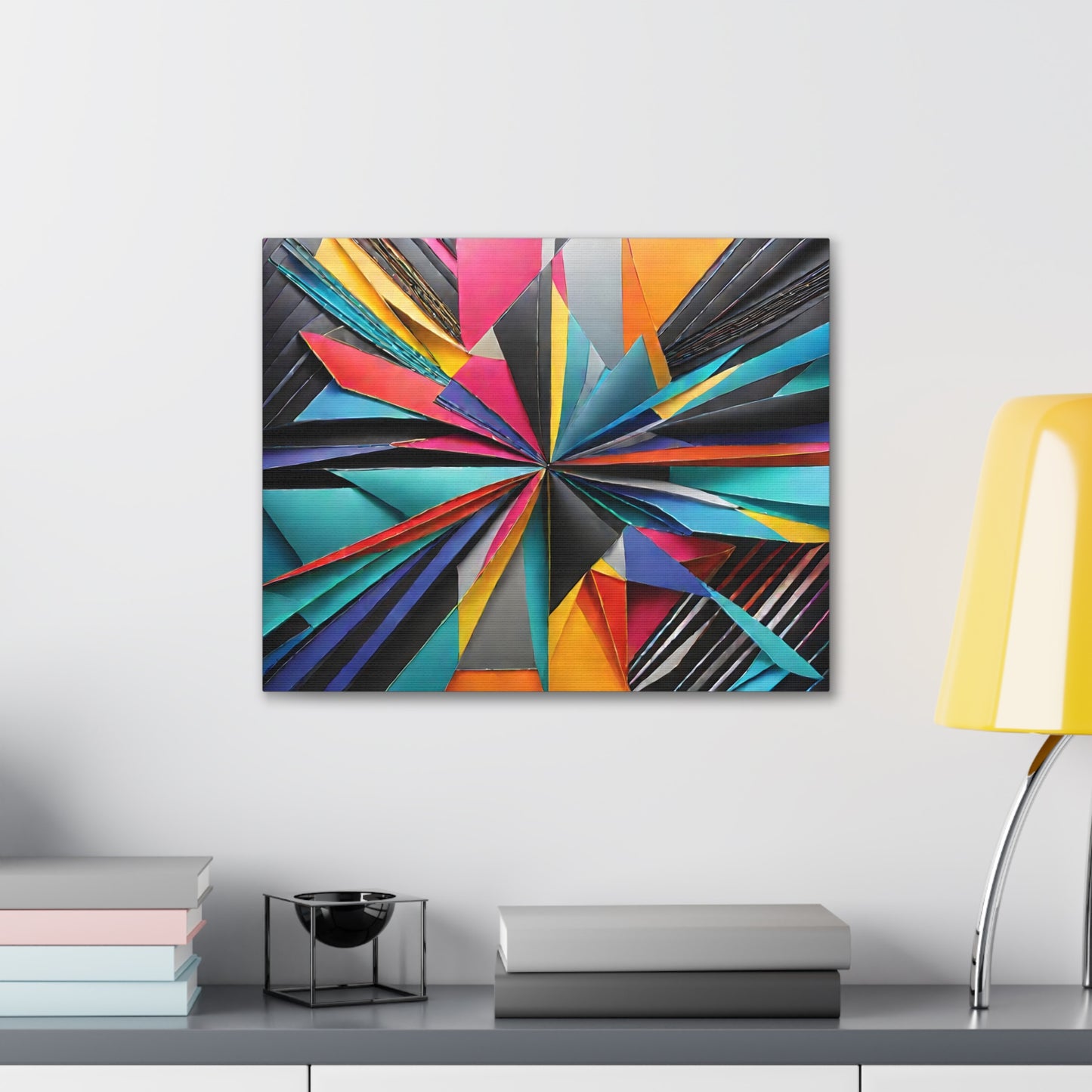 Prismatic Harmony: Abstract Wall Décor