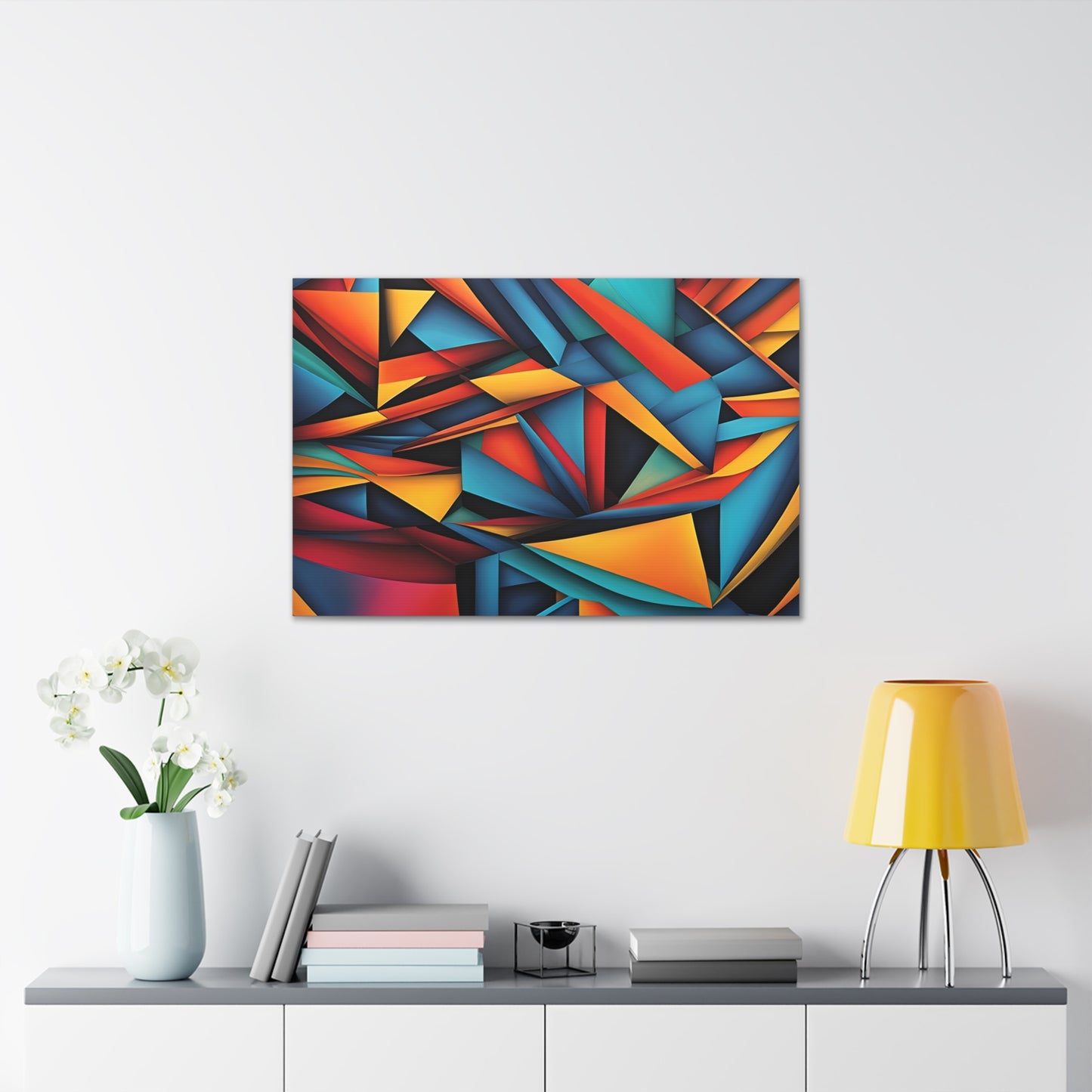 Luminous Reflections: Abstract Wall Décor