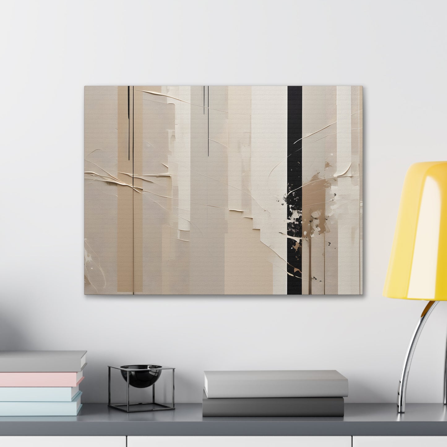 Beige Whisper: Abstract Beige Wall Décor