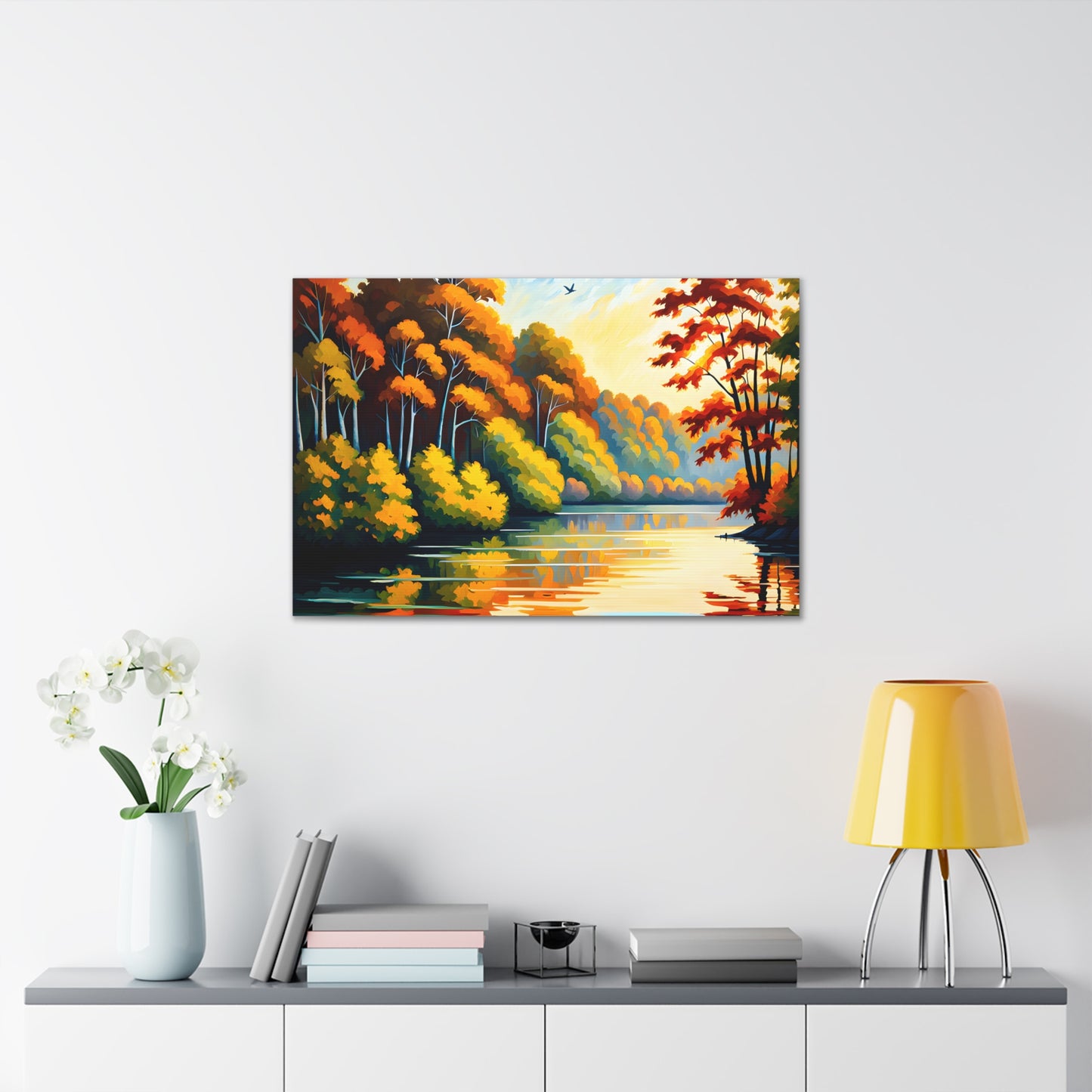 Evening Glow: Classic Oil Painting Wall Décor